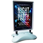 Customized aluminum frame large base more stable water injection advertising board