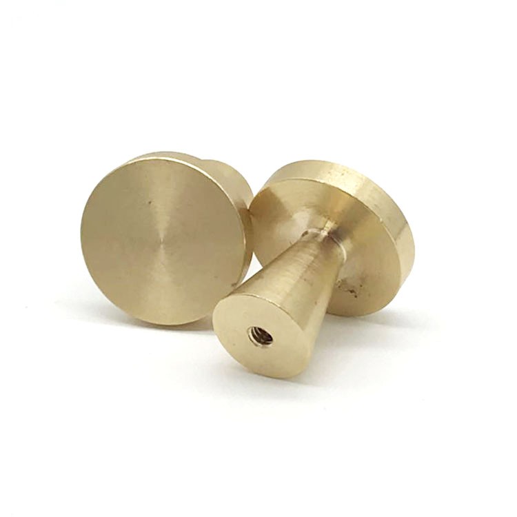 Customized Metal Cnc Milling Interior Brass Door / Drawer Knob Handles