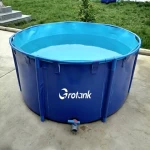 Customized Size Frame PVC Fish Farming Water Tank /tank fish farming