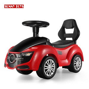 cute cartoon battery operated safety toy electric kids ride on car with music light