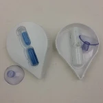Cute Promotion Water Drop Shape 5 Minutes Hourglass with Sucker