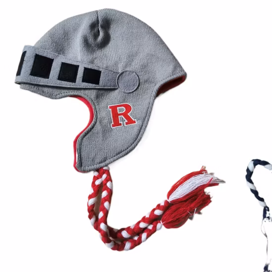 Cycling Knitted Earflap Hat Brand Beani Winter Solid Colour Custom Logo Beanie Earflap Hat