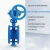 Import D343H-16C Manual flange high temperature steam resistant cast steel worm gear hard seal flange butterfly valve from China