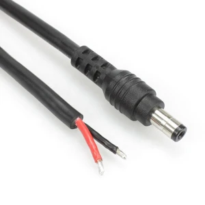 dc power cable 2.1 5.5  2464 16AWG 2.1mm x 5.5mm DC Plug Extension Cable