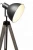Import Decorative vintage industrial wooden tripod black modern floor lamp from China