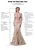 Deluxe Long Sleeve Illusion Evening Dress Sexy Sequin Pattern Prom Dresses Special Occasions Pageant Party Gown 2019