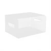 Detachable Frosted Acrylic Shoes Storage Plastic Shoe Box With Custom Logo
