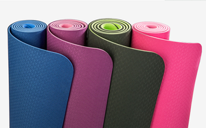 Different Color Option Best Custom Logo TPE Yoga Mat 6mm