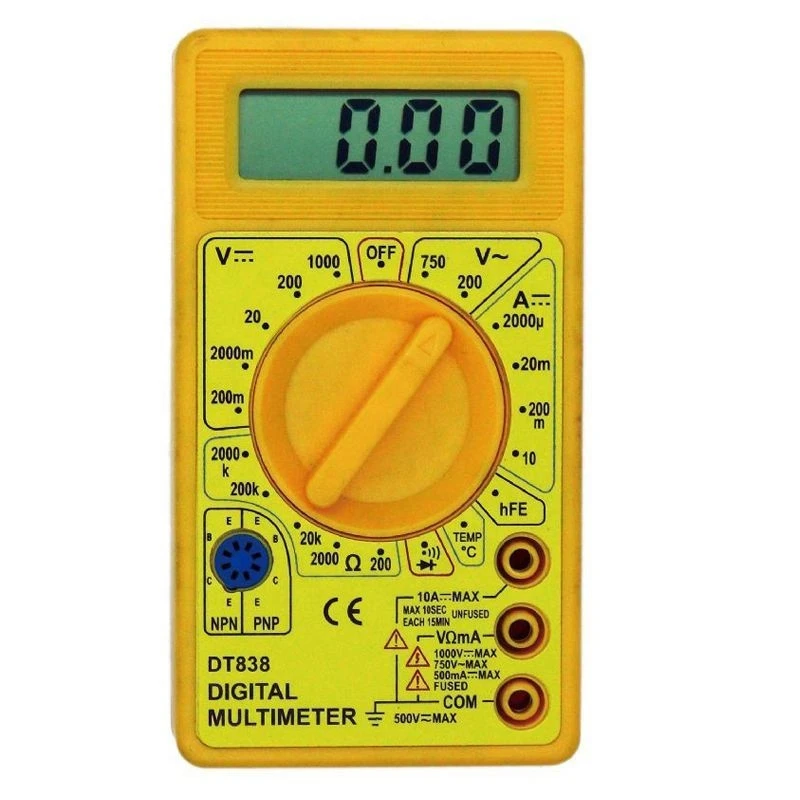 Digital Multimeter DT-838 Portable Professional Multitester AC/DC Tester