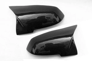 Direct install F30 side mirror covers For F20 F32 E82 F30 M look carbon fiber Car Mirror Case 2012+