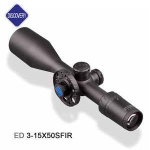 Discovery Optics ED 3-15x50 SFIR Hunting First Focal Plane Guns and Weapons Army with FCD 100 Hoya lens