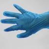 Disposable Blue Nitrile Exmination Gloves for Medical Use