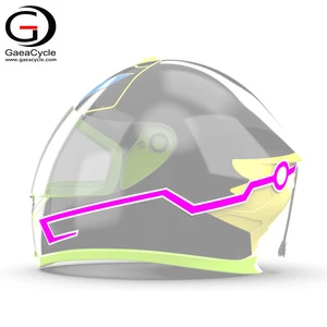 DIY EL light Helmet EL Tapes Safety Glowing Strips For Night