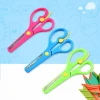 DIY paper cutting safety student stationery labor saving mini children scissors
