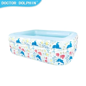 Doctor Dolphin Childrens Ocean Ball Pool Indoor Household Baby Fence Kid Toy Plastic Swimming Pool Inflatable