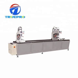 Double-head welding machine for cleaning 90-point welding slag of PVC doors and windows