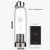 Import Double wall glass stainless steel tea infuser, tea cup glass water bottle with infuser , sports glass water bottle with silicone from China