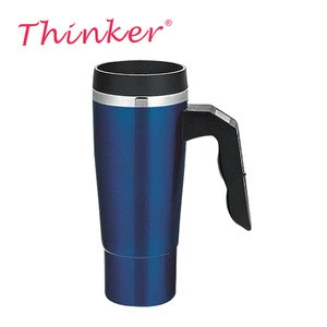 Double Wall Stainless Steel Electric Travel Mug With USB