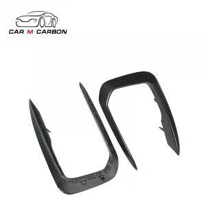 dry carbon fiber F20 car bumpers front lamp-frame  for 1S F20 F21 body kits fog light frame cover