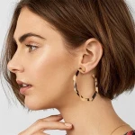 DY  Explosion polygon tortie color big version acetate plate leopard print acrylic resin earrings