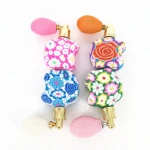 Easy Carry Small Capacity Custom Made Handmade Soft Ceramic Shaped Glass Perfume Bottle