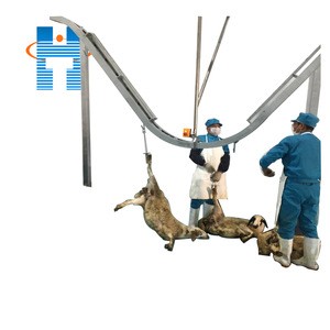 Easy operation automatic Sheep Goat Slaughter machine Live Sheep Butcher Equipment