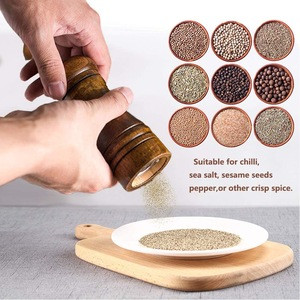 Eco friendly Ceramic Rotor with Strong Adjustable kitchen accessories Mills Shakers  Coarseness Pepper Grinders Salt Shakers