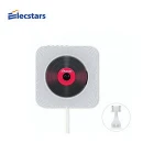 Elecstars Portable CD Player Wall Mountable CD Music Player Home Audio with Remote Control FM Radio Built-in HiFi