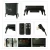 Import Electric Fire Electric Fireplace Freestanding Double Door Stove Heater Portable Type from China