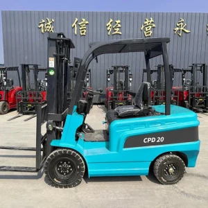 Electric Forklift 2 Ton 1.5 ton 3 ton  Electrical Operated Mini battery Forklift with side shift