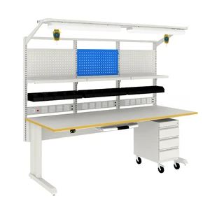 Electronic Assembly esd working bench industrial anti-static lab table