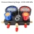Import Elitech DMG-3B Refrigerant Pressure Gauge Set 2 Way Fits R134A R410A and R22 AC Manifold Gauge from USA