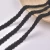 Import embroidered black beaded lace trim from China