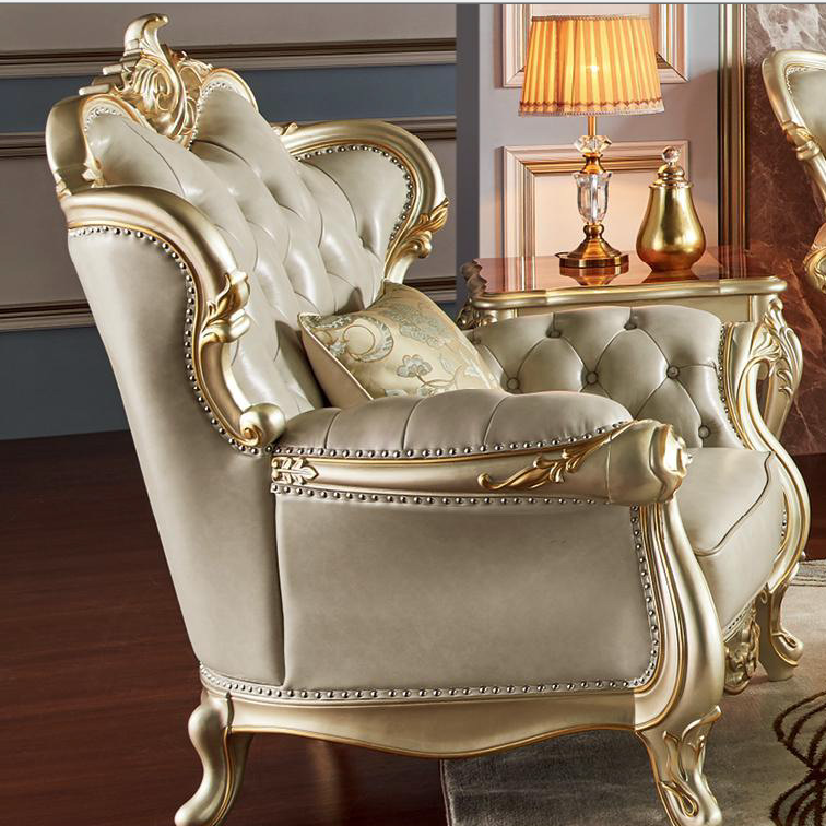Buy European Style Classic Luxury Solid Wood Living Room Furniture Sets ...