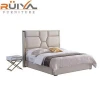 Exclusive italian design PU leather bed in china home furniture leather bed