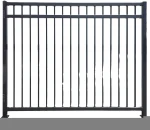 Expandable horizontal plexiglass square tube metal fence panels for sale