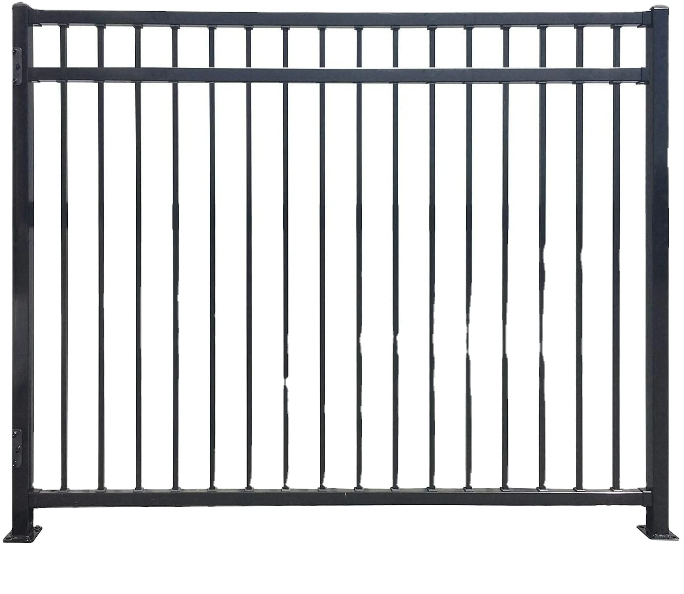 Expandable horizontal plexiglass square tube metal fence panels for sale