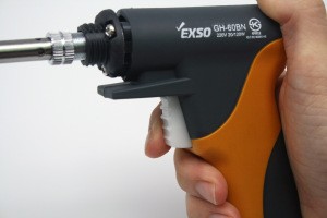 EXSO Turbo Ceramic Free Voltage 220V Quick Solder Gun Soldering Iron. GH-60BN. Made In Korea
