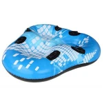 Factory direct sales pvc inflatable snow tube for 3 people