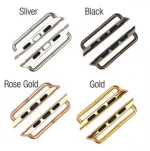 Factory hot sale for apple watch parts, for apple watch adapter stainless steel metal connector 42mm & 38mm