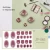 Import Factory Price Diamond Nail Decoration Full Fit Nail Art Stickers from China