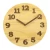 Import Factory price Low MOQ custom logo design wooden wall clock from China