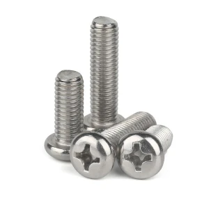 Factory Stainless Steel A2 A4 cross recessed raised chesse pan lens head screws
