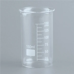 Factory Supplier Good Quality Lab Glass Beaker Mug tall form with spout with printed graduations Boro 3.3 glass