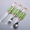 Factory Wholesale 304 Stainless Steel Western Creative Knife Fork Spoon cutlery sets