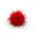 Import Factory wholesale faux fluffy 10cm to 13cm raccoon pompom fur pom pom for hat from China
