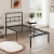 Import Factory wholesale no spring mattress with 16 inch headboard double bed frame easy to assemble no noise high bearing capacity from China