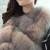 Import Fashion Casual Warm O-Neck Long Fox Fur Vest Coat Women Sleeveless Pockets Outwear from China