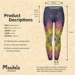 Fashion cheap leggings for women pants with mandala lights pattern
