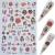 Import Fashion Nail Art Sticker Manicure Designs Lips Girl Self Adhesive 5d nail sticker Nails Decoration Decals from China